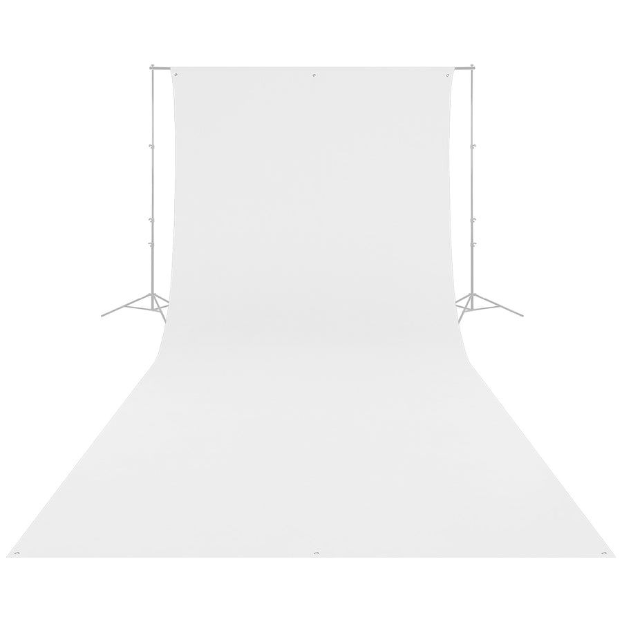 Wrinkle-Resistant Backdrop - High-Key White (9' x 20')