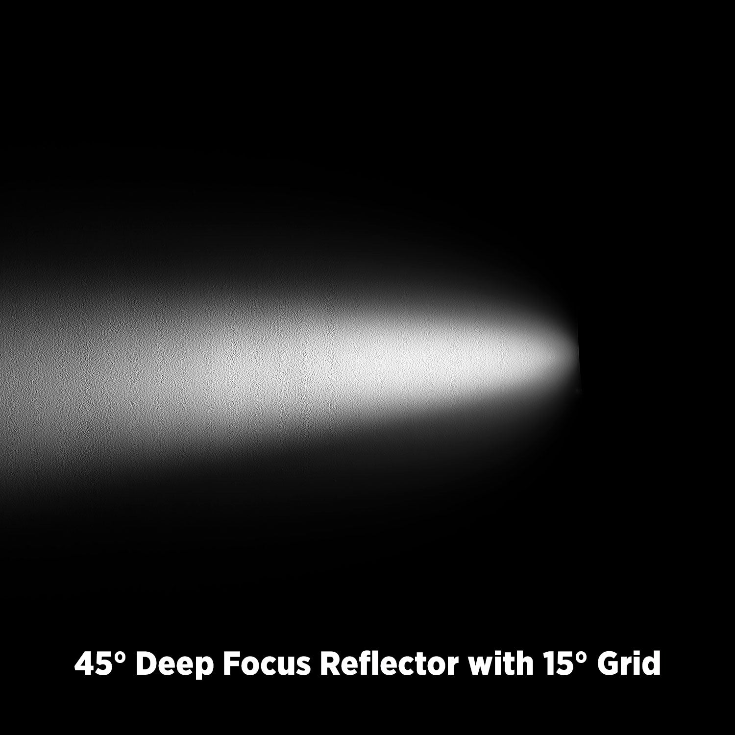 45-Degree Deep Focus Reflector with Honeycomb Grids & Diffusion (FJ400